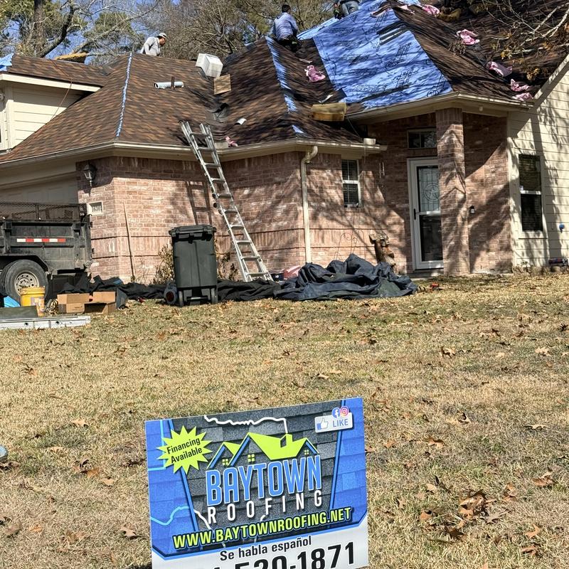 Owens Corning Duration roof installation in Baytown TX