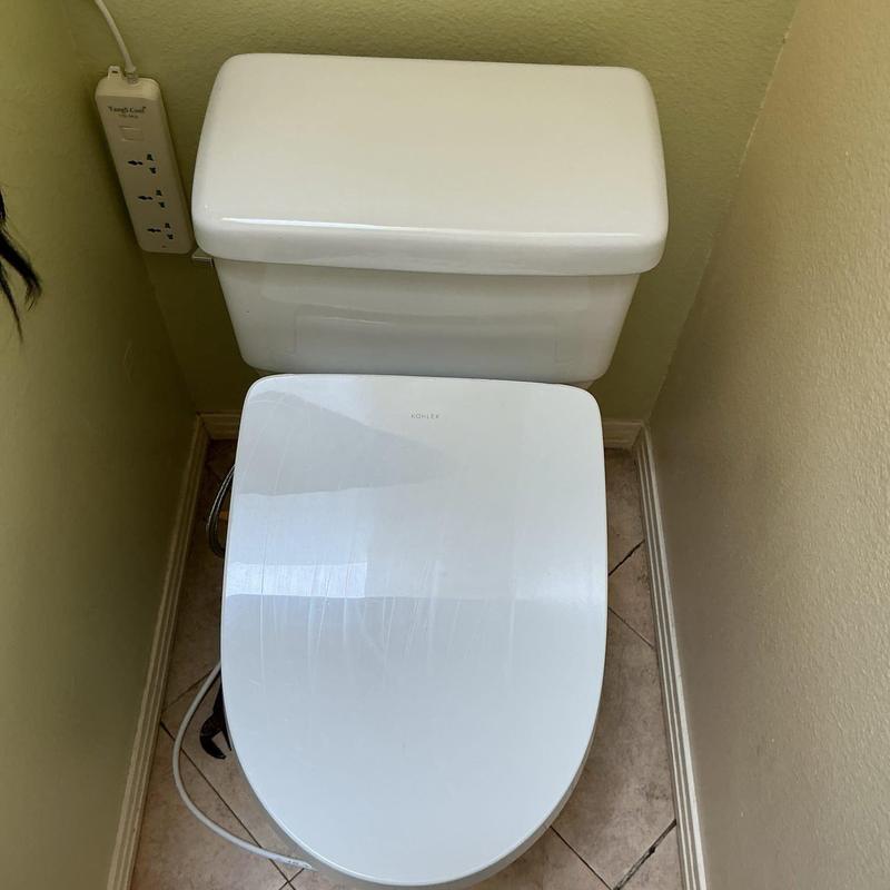 Kohler chair height elongated toilet installation