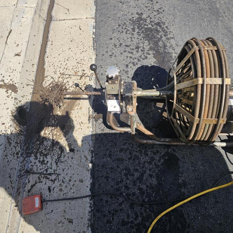 3.5-inch outdoor flange drain rooting machine clearing roots