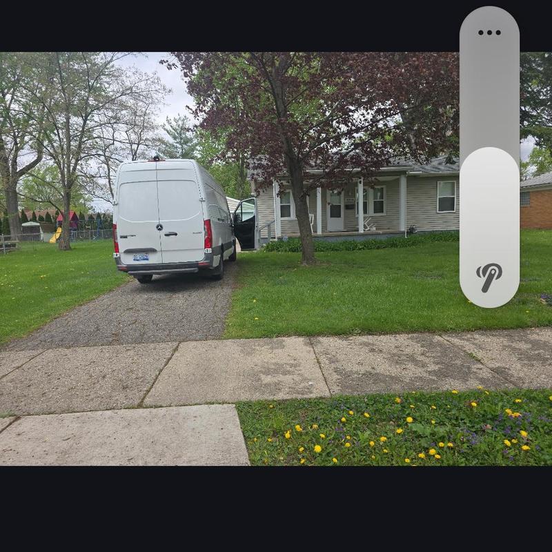 Sewer line replacement estimate at residential sidewalk