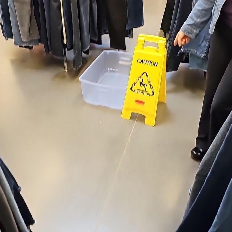 TPO roof seam leak mitigation in retail store interior