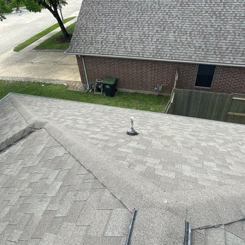 Roof step flashing and shingle integration in Pearland TX