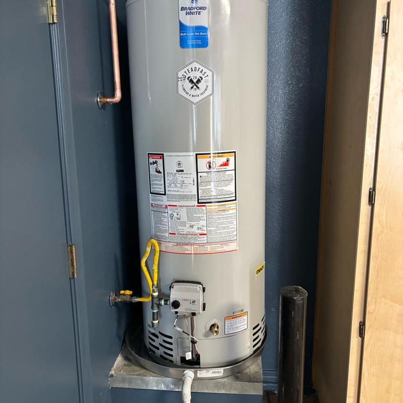 Bradford White 50-gal gas water heater installation