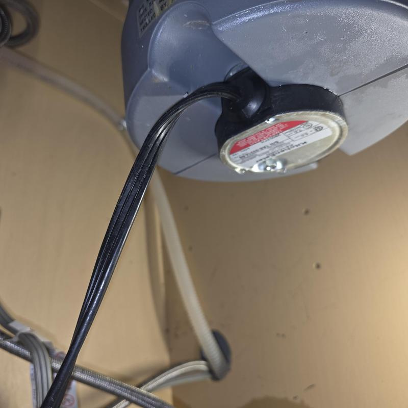 Garbage disposal electrical connection under sink