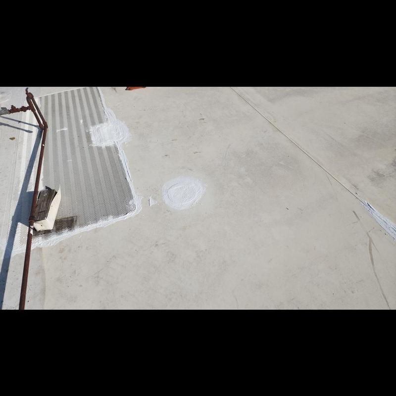 TPO roof leak patching and sealant application TPO roof leak patching and sealant application