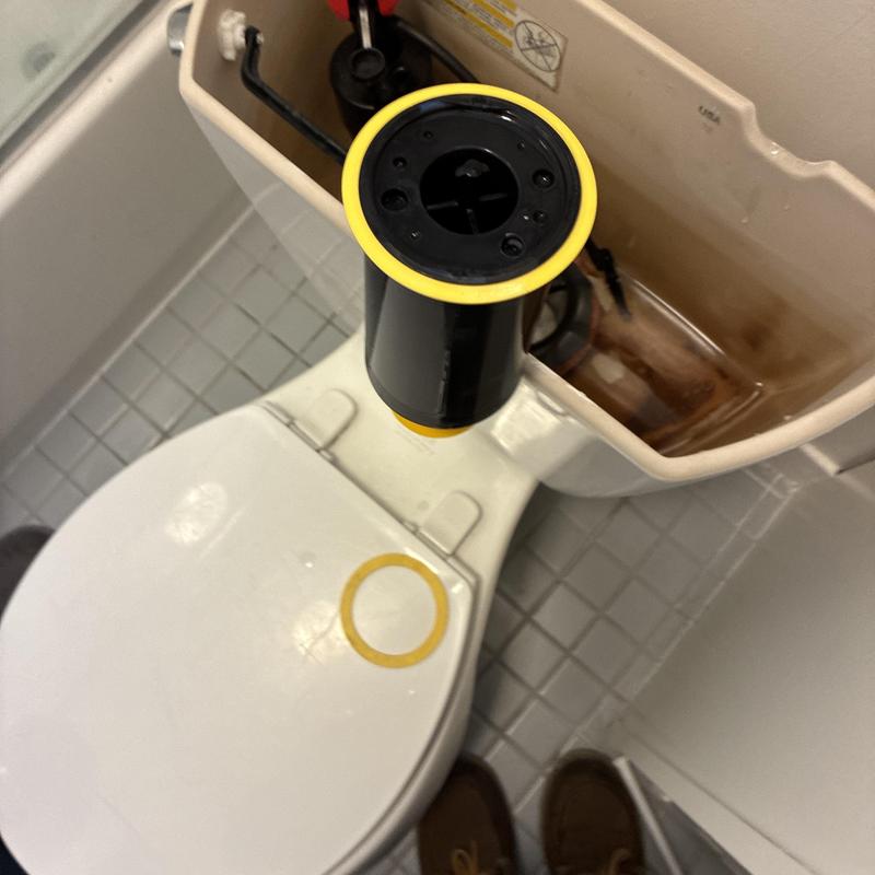 Toilet fill valve replacement in tank, Unit 204