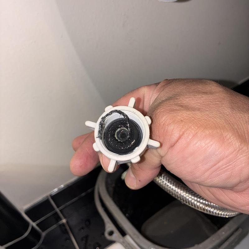 Flushmate system cartridge with seal being held