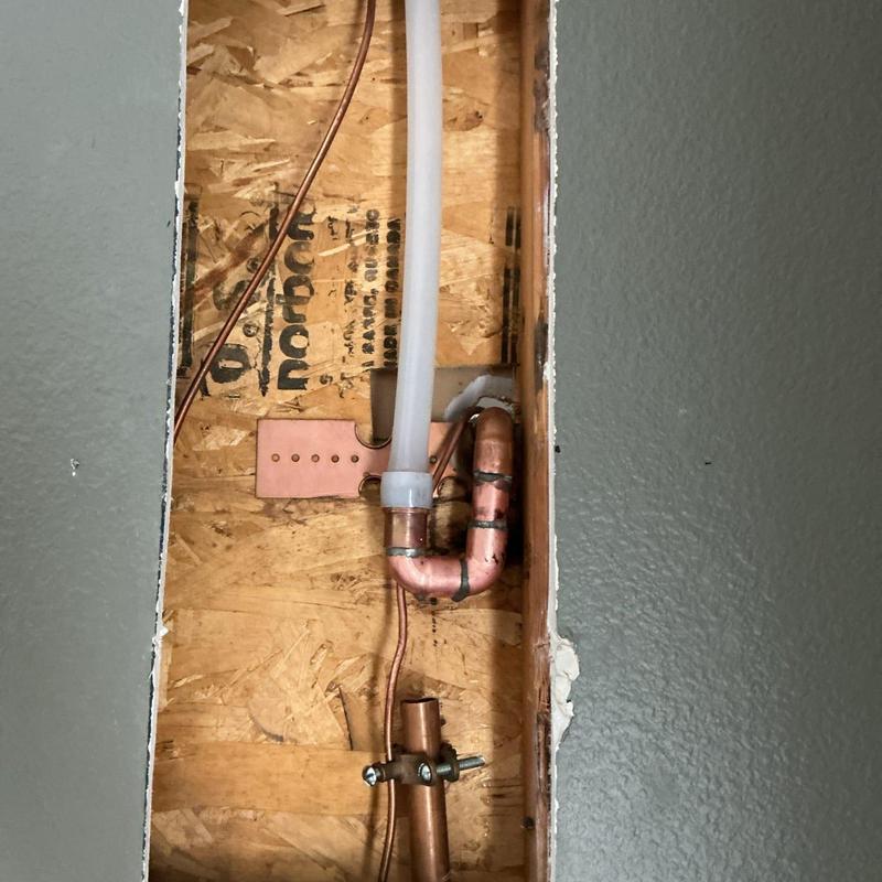 34 water pipe reroute with Uponor Wirsbo PEX installation