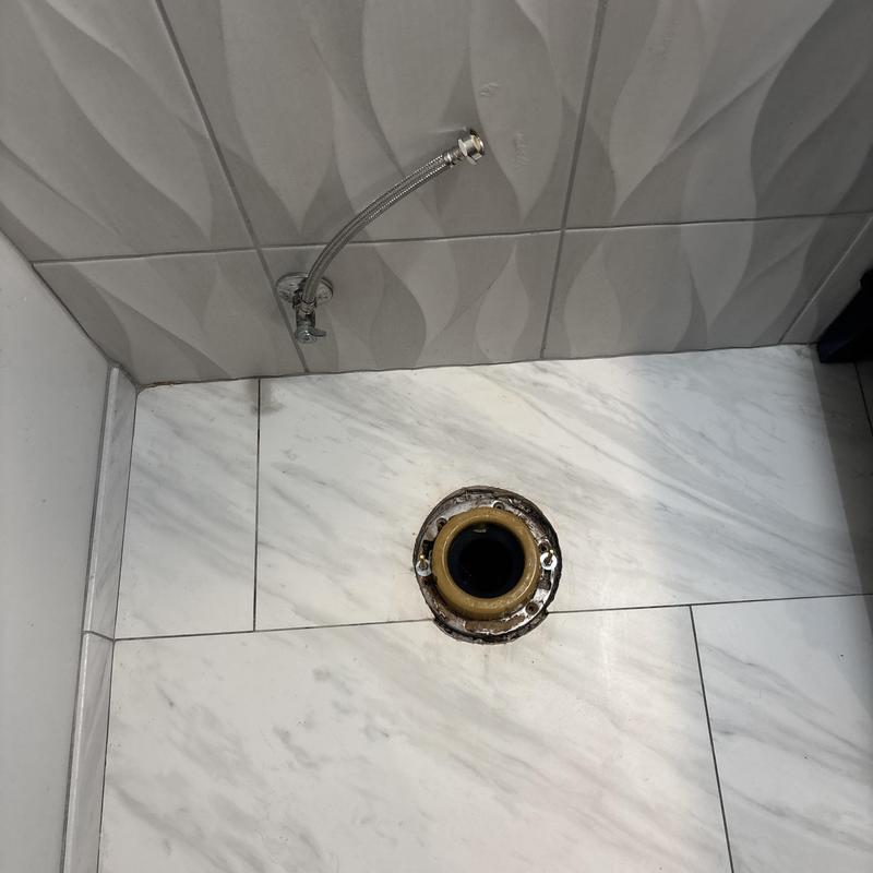 Toto Drake toilet flange and water supply line installation Toto Drake toilet flange and water supply line installation