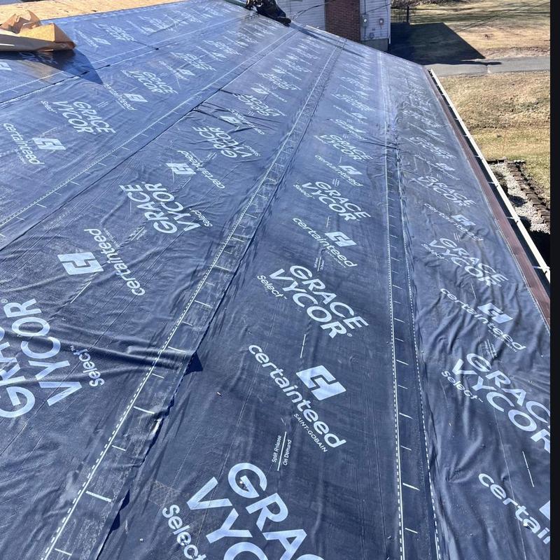 CertainTeed Grace Vycor roofing underlayment installation