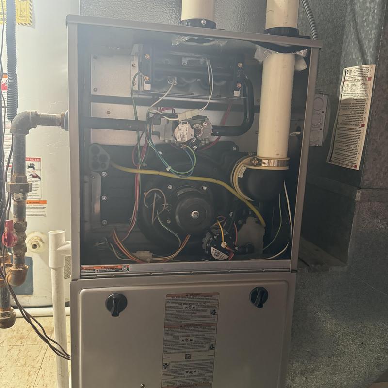 Furnace inducer motor and venting system repair