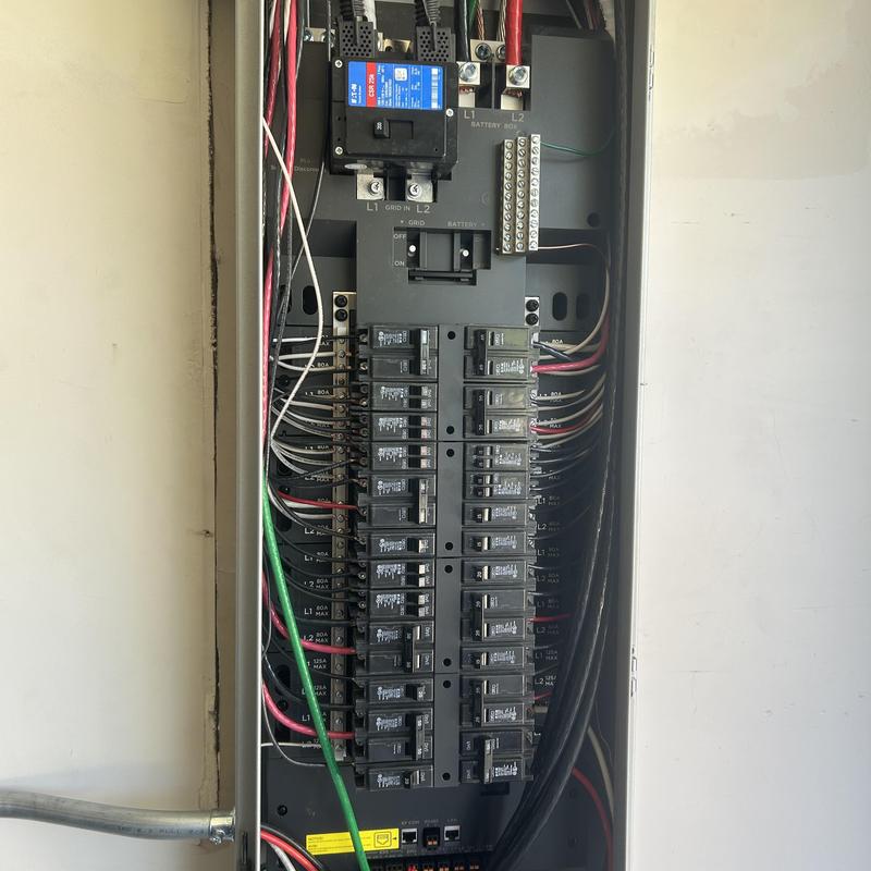 EcoFlow Smart electrical panel with breaker switches
