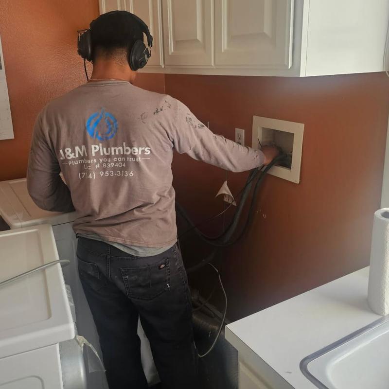 Copper pipe leak detection with Goldak system in laundry area