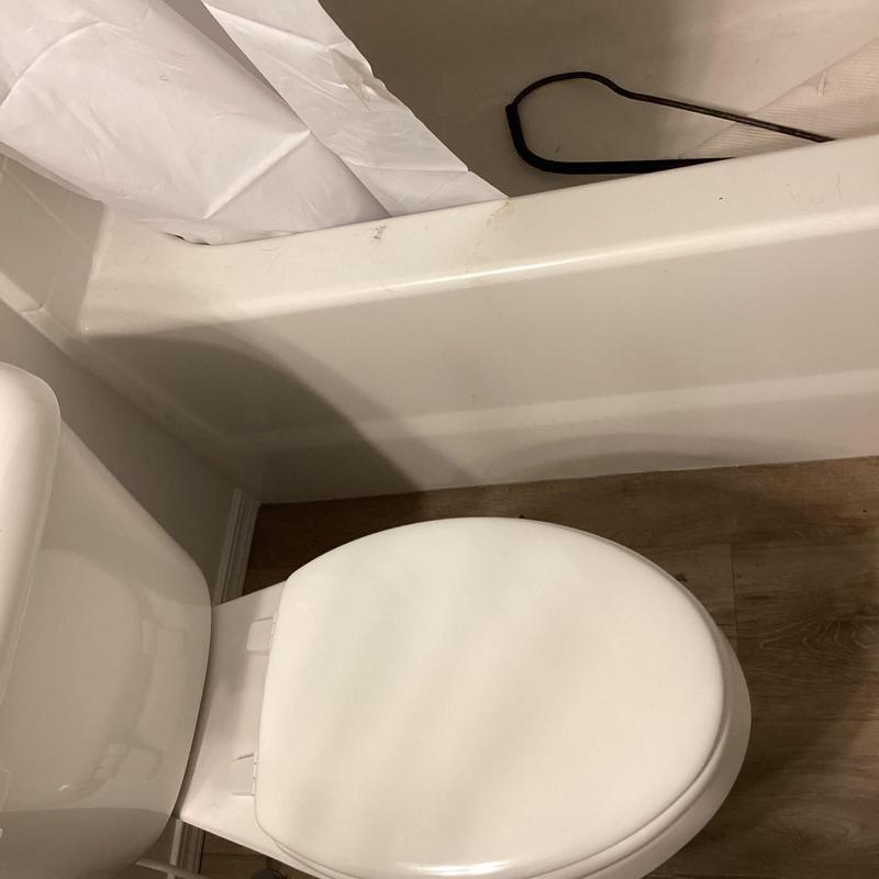 Toilet with auger stuck removal and reset