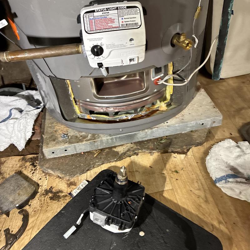 Water heater gas control valve and sensor replacement Water heater gas control valve and sensor replacement