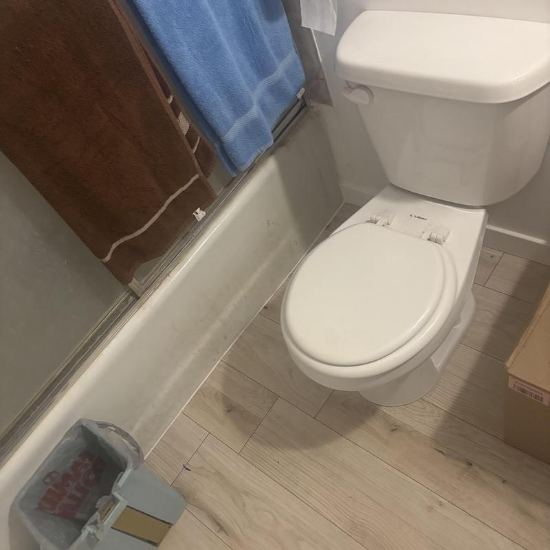 Toilet mainline clog cleared and toilet reset