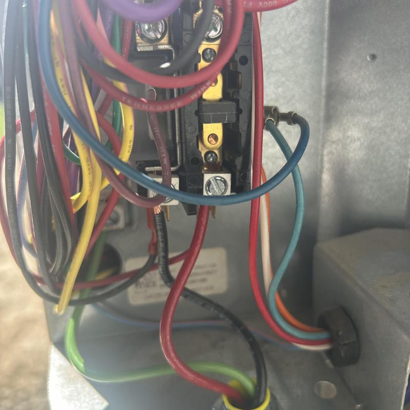 Furnace wiring with new dedicated 30 amp circuit installation