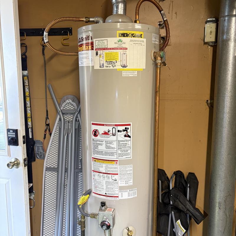 Water heater with new copper piping installation in Boise