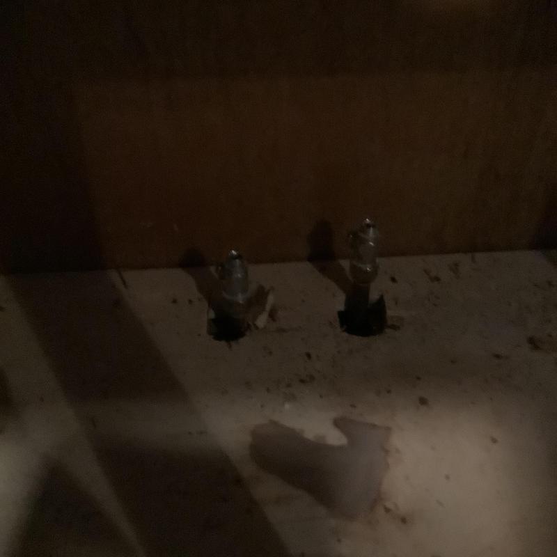 Kitchen sink shut off valves with water supply lines