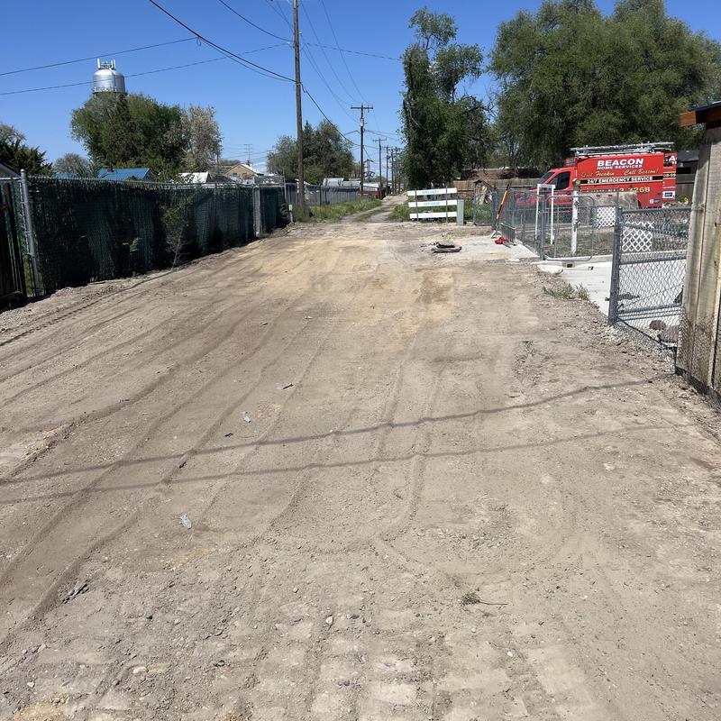 Sewer tap capped off city sewer main line