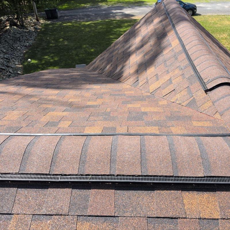 Asphalt shingle roof with ridge vents in East Stroudsburg Asphalt shingle roof with ridge vents in East Stroudsburg