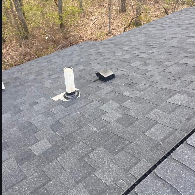 CertainTeed charcoal black roof shingles installation