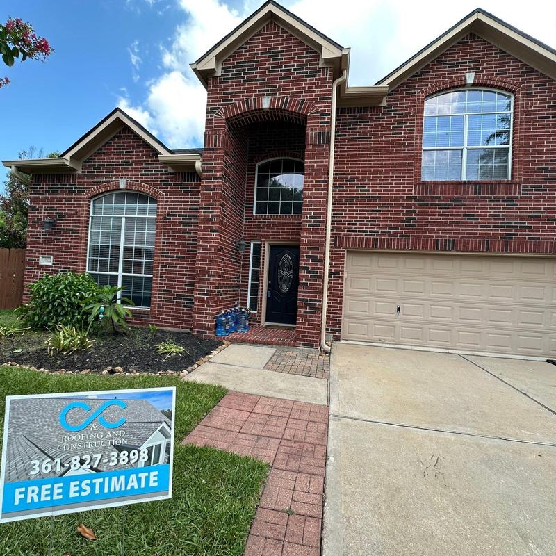 Tamko Titan XT rustic black roof install Friendswood TX