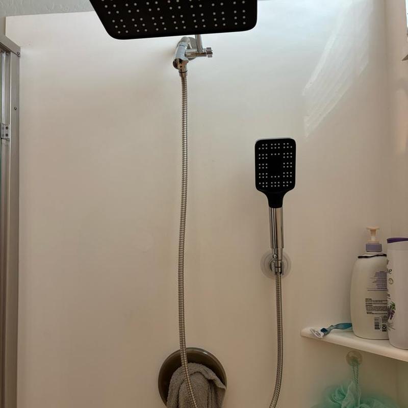 Shower heads and handhelds installed without drilling
