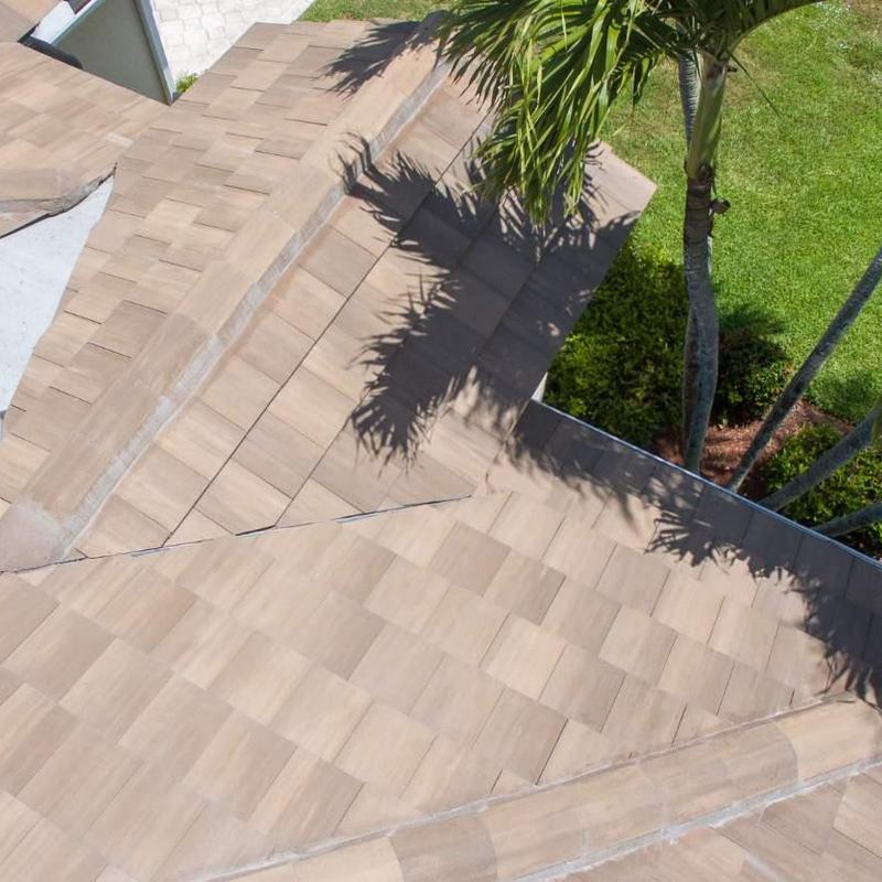 Concrete tile roof valley and ridge repair in Fort Myers