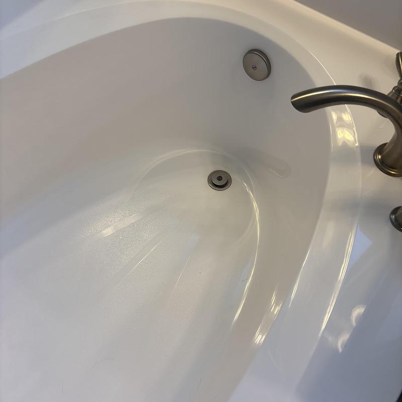 Tub drain and overflow with faucet fixture Tub drain and overflow with faucet fixture