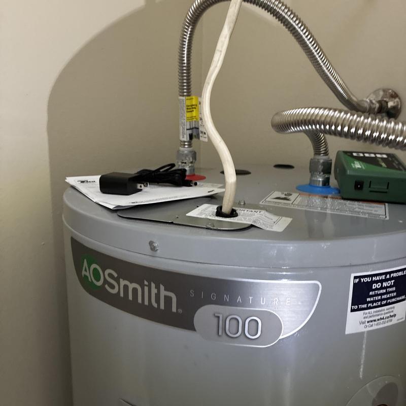 AO Smith 100-gallon electric water heater installation