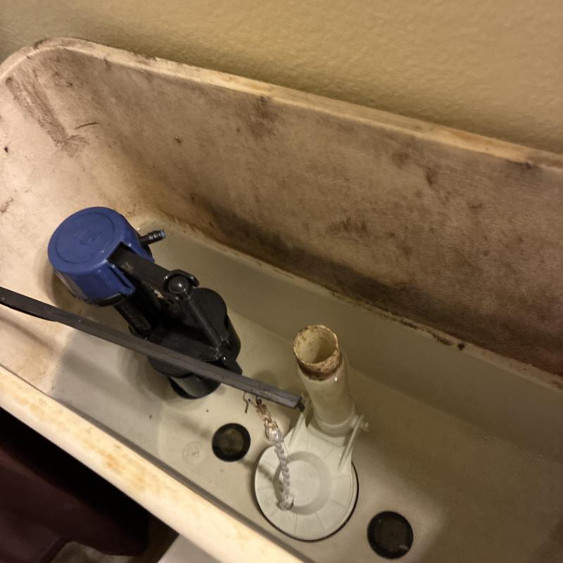 Toilet fill valve adjustment inside tank