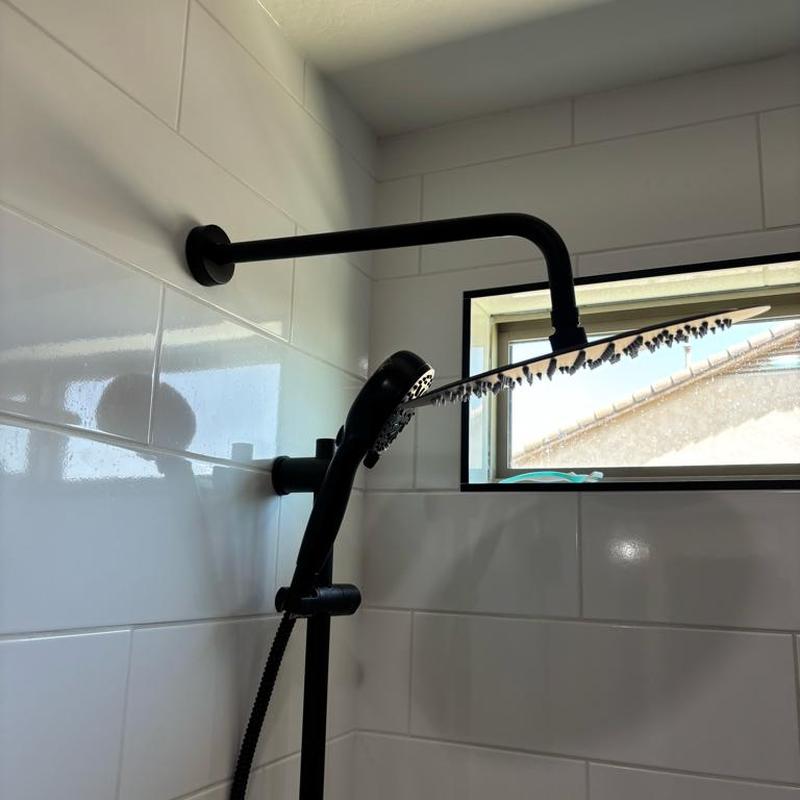 Shower arm, head, and handheld hose replacement