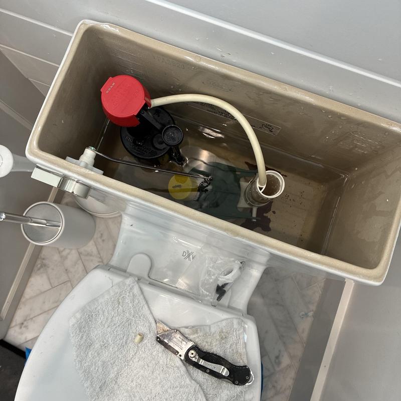 Toilet fill valve replacement inside tank Toilet fill valve replacement inside tank