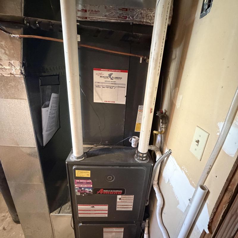 Furnace low-voltage wiring and thermostat repair
