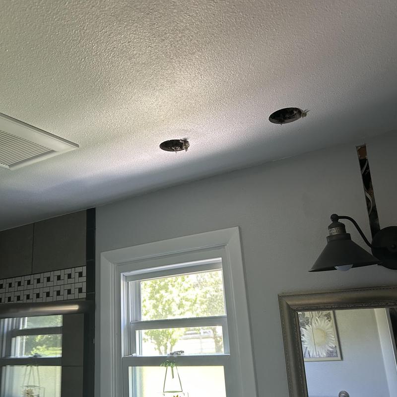 Bathroom exhaust fan ceiling installation holes in Boise