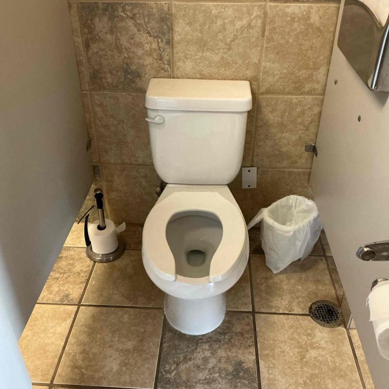Toilet with new wax ring and proper seal installation