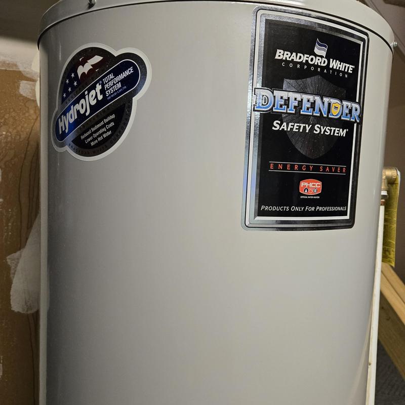 Bradford White Defender natural gas water heater installation Bradford White Defender natural gas water heater installation