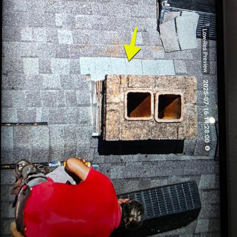 Chimney flashing and roof shingle replacement work Chimney flashing and roof shingle replacement work