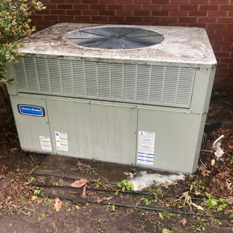 Condenser unit cleaning and inspection for airflow