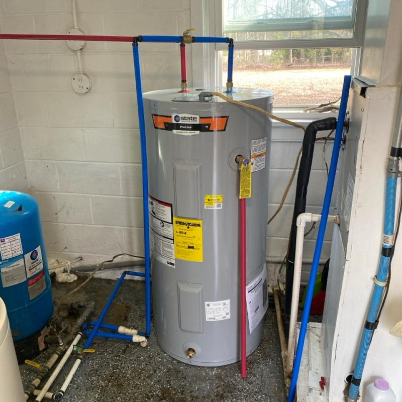 50 gallon electric water heater with new plumbing 50 gallon electric water heater with new plumbing