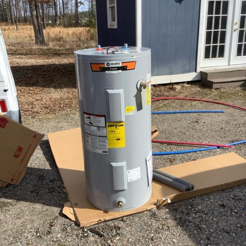 Electric water heater 50 gallon installation outdoors Electric water heater 50 gallon installation outdoors