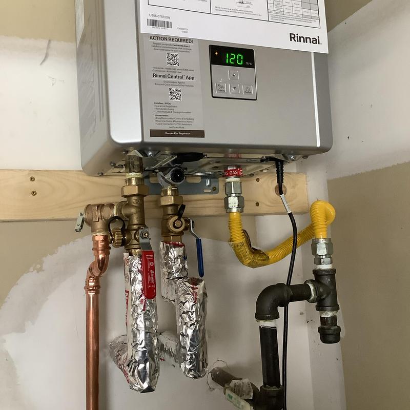 Rinnai natural gas tankless water heater system Rinnai natural gas tankless water heater system