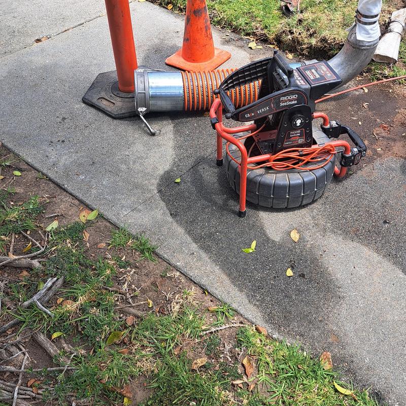 Clay lateral sewer camera inspection with Ridgid SeeSnake