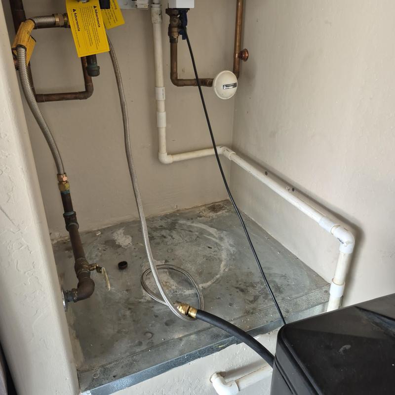 Tankless water heater condensate drain setup Tankless water heater condensate drain setup