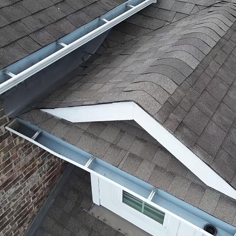 Wall counter flashing and roof shingles replacement