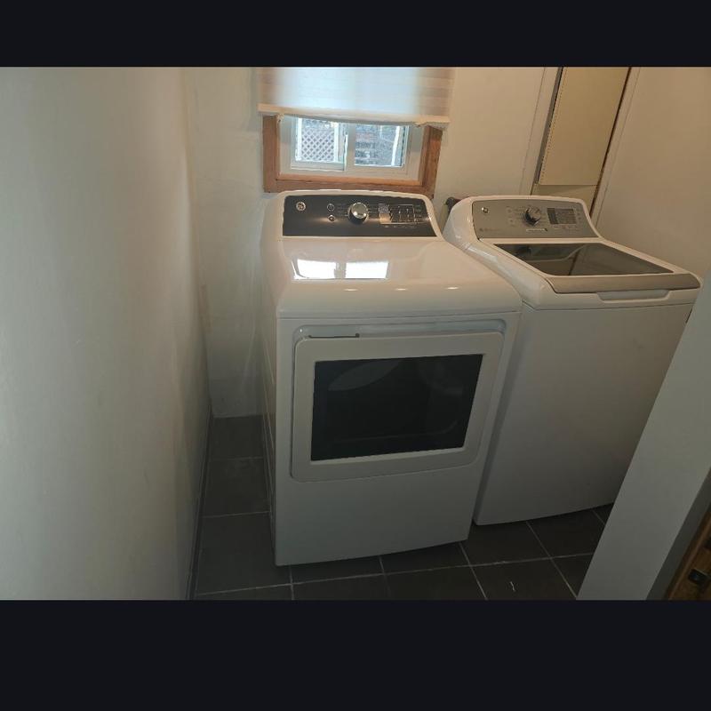 Gas dryer installation with new CSST gas line and vent