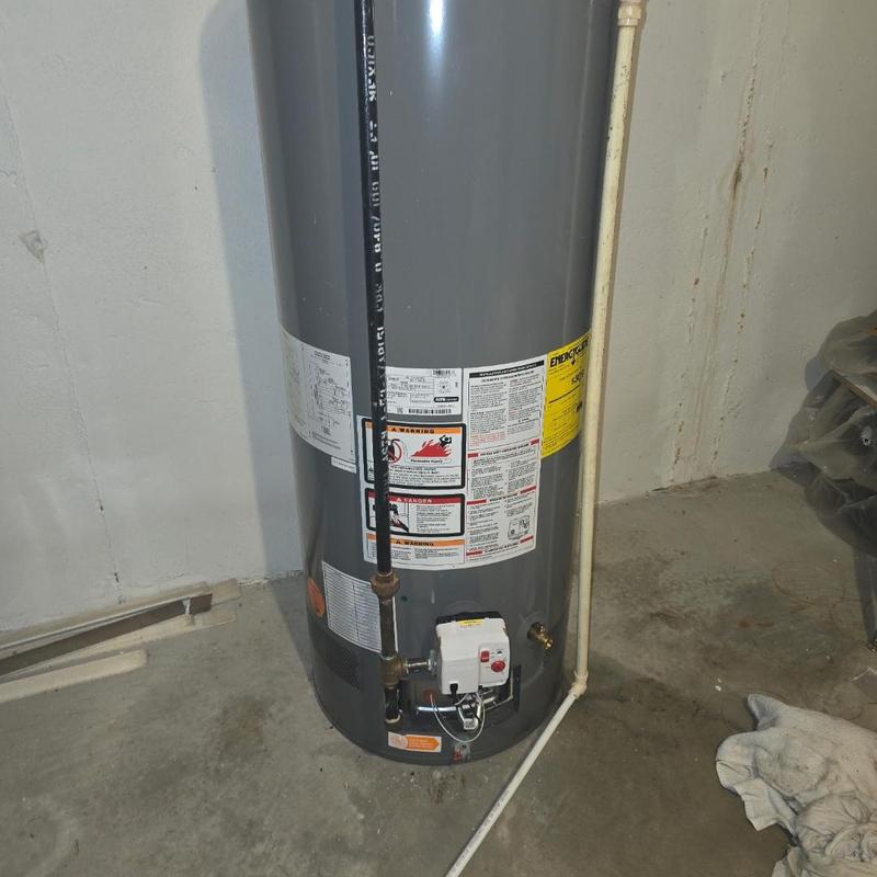 Rheem 50 gallon power vent water heater installation