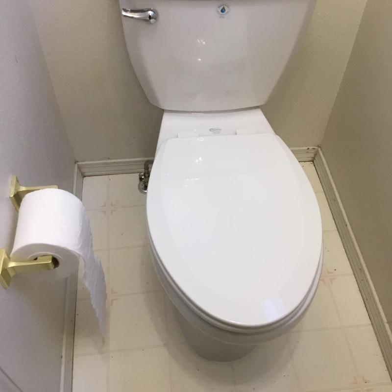 Toilet shut off valve and supply line installation