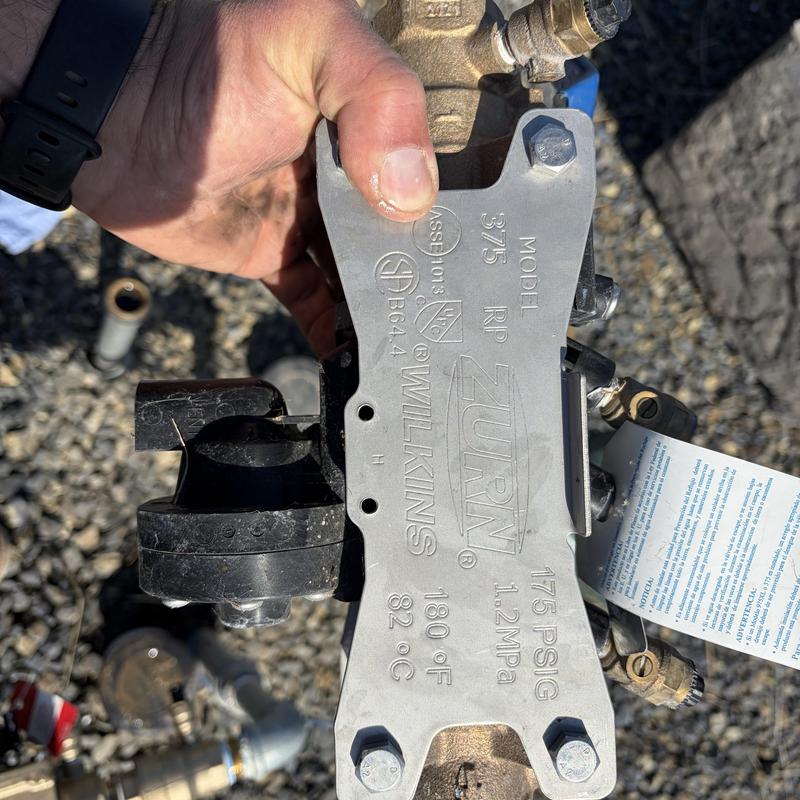 Backflow preventer installation and testing in Boise